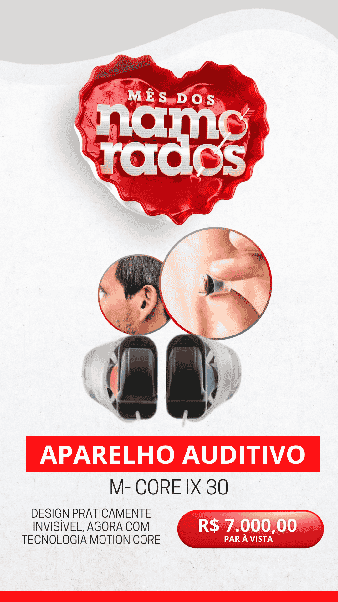 Aparelho Auditivo | mês dos namorados